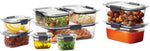 Rubbermaid Brilliance Microwavable Food Storage Container Set, 18-Piece