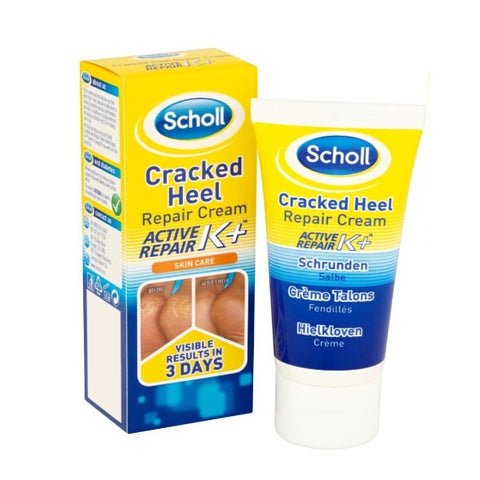 Scholl Cracked Heel Repair Cream ,Visible Results in 3 Days ,60ml - shopperskartuae