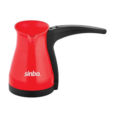 Turkish Coffee Maker Sinbo Electrical Coffee Pot SCM 2942-Red - shopperskartuae