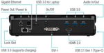 Targus DOCK171EUZ Universal Docking Station with Laptop Power USB-A 3.0 DV 1K Video - Black