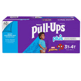 Huggies Pull-Ups Plus Training Pants 2 Exclusive Spiderman Designs 3T to 4T Boys, 116-pack 15-18 kg