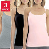 DKNY Women's Seamless 2 pack Bralette -Color: Gray & Pink Stripe