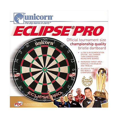 Unicorn Eclipse Pro Official Tournament Size Bristle Dartboard