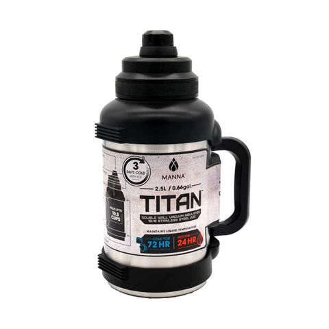 Titan Stainless Steel Double Wall Vacuum Insulated 2.5 Litre Jug Flask