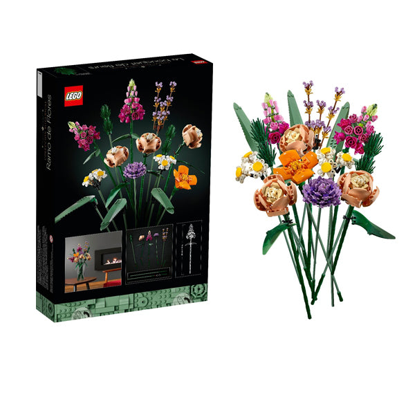 LEGO Flower Bouquet 10280 Building Kit (756 Pcs),Multicolor