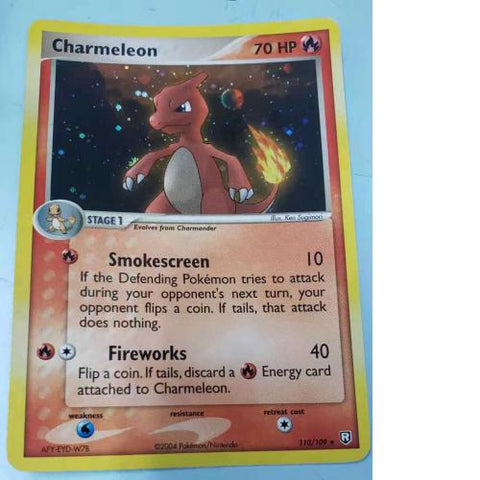 Charmeleon - 110/109 - Holo Rare NM Team Rocket Returns Pokemon 2B3