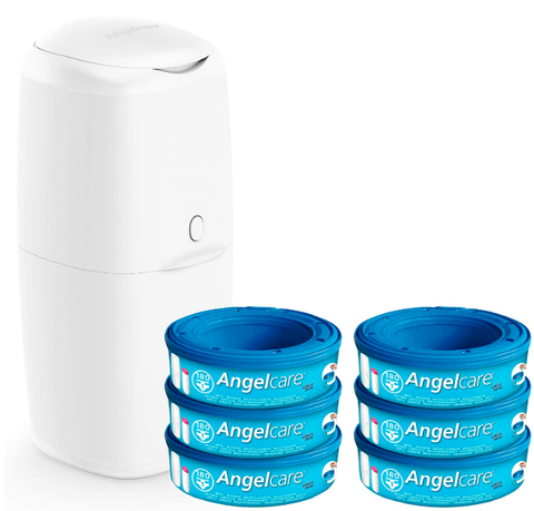 Angelcare Nappy Disposal System with 6 Refills