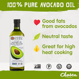 Chosen Foods 100% Pure Avocado Oil, 1L