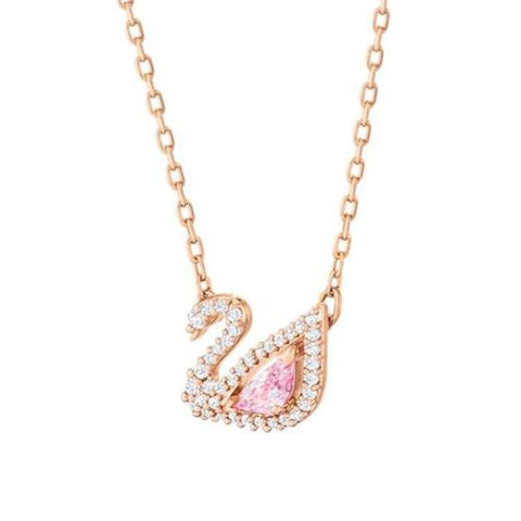 SWAROVSKI Dazzling Swan necklace - Rose Gold #5469989