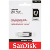 SanDisk 512GB Ultra Flair USB 3.0 USB DRIVE Read 150MB/s  SDCZ73-512G