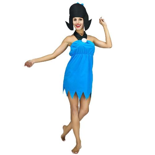 The Flintstones TV Betty Rubble Womens Cavewoman Fancy Dress Costume ...