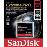 Sandisk Extreme Pro 256GB Compact Flash Memory Card UDMA 7 160MB/s SDCFXPS 256G