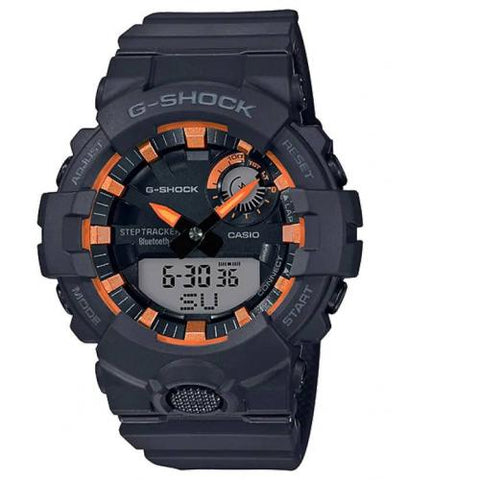 Casio G-Shock G-SQUAD Orange Accent Coloring Bluetooth Men's Watch GBA-800SF-1A
