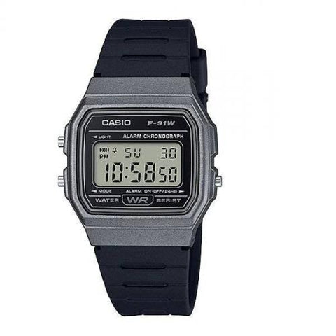 Casio Classic Digital Chronograph Men's Watch F-91WM-1B