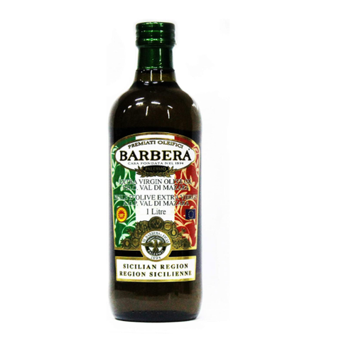 Barbera Palermo D.O.P. Val di Mazara Extra Virgin Olive Oil 1 Litre Sicilian Region