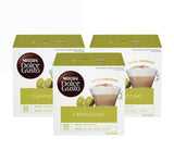 Nescafe Dolce Gusto Cappuccino  (16 pods 8 cups ) pack of 3