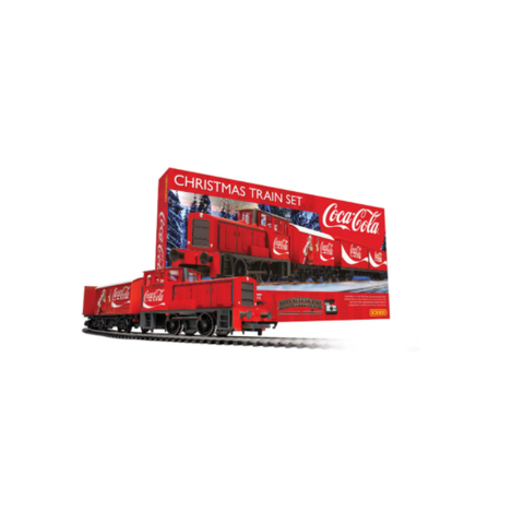Hobbies The Coca-Cola Christmas Electric Model Train Set HO Track with Remote Controller & US Power Supply R1233