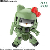 Bandai SD Gundam Cross Silhouette Hello Kitty Zaku II Plastic Model Kits