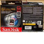 SanDisk 128GB Extreme Pro SDXC Memory Card 200MB/s