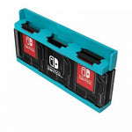 Nintendo Switch Hori NS Push Open Game Card Storage Box (6pcs) (Blue)