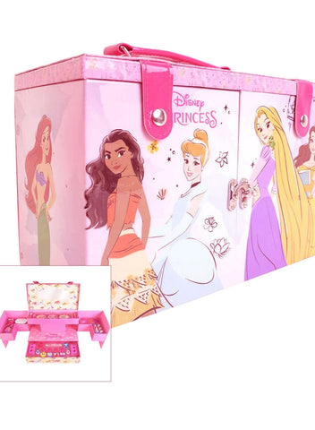 Disney Princess Make Up Station Beauty Case, Girls Makeup Cosmetic - Ages 3+