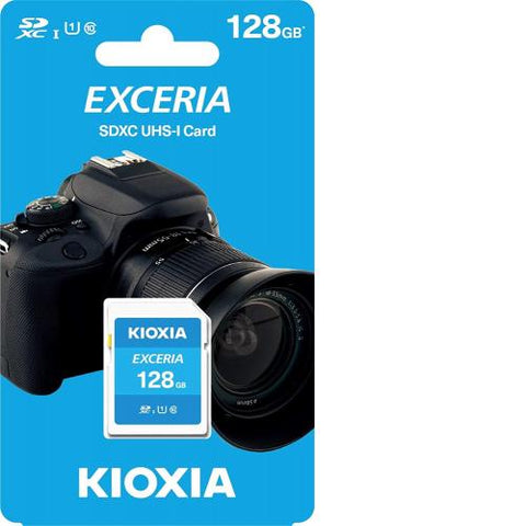 Kioxia Exceria 128GB SDXC Memory Card UHS-I U1 Class 10 Read 100MB/s