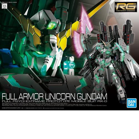 Bandai Real Grade RG 1/144 Full Armor Unicorn Gundam Plastic Model Kit