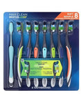 Oral-B Max Clean Advanced Toothbrush CrossAction (SOFT) Pack of 8 | Value Pack