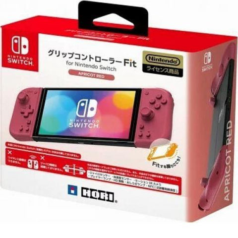 Nintendo Switch NS Hori Grip Controller (Apricot Red)