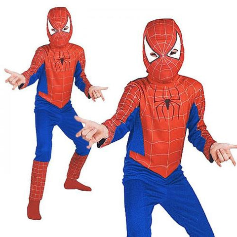 Spiderman Fancy Dress Children Boys Costume Halloween Costume