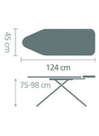 Brabantia IRONING BOARD 124 x 45 cm, for Steam Generator - Spring Bubbles