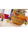 Nintendo Super Mario Deluxe Bowser Airship Playset with 5 Figures and 4 Accessories Batteries Included