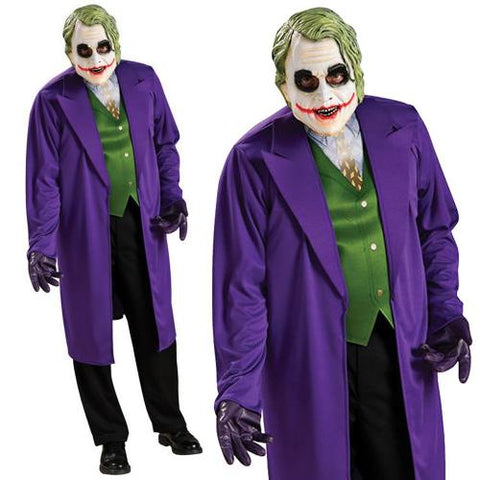 The Joker Deluxe Batman Dark Knight Halloween Mens Adults Fancy Dress Costume