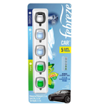 Febreze Car Air Freshener 5 Count Platinum, Linen & Sky, Gain Original Vent Clips