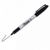 Sharpie Fine Permanent Marker - Marks on most surfaces (24 Black Markers + 1 Metallic Marker)