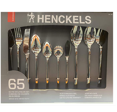 Henckels Queensgate 65-Piece Flatware Set