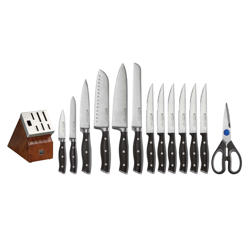 Henckels Self-Sharpening Forged Accent 14-Piece Knife Block Set