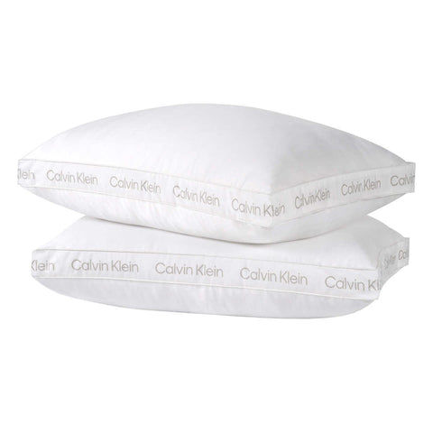 Calvin Klein - Premium Luxury Queen Size Pillows, 100% Cotton, 2 Pack