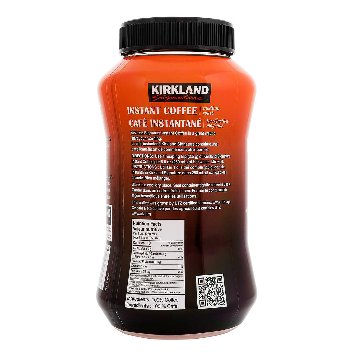 Kirkland Signature Instant Coffee Medium Roast, 454 g