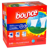 Bounce Fabric Softener Dryer Sheet Outdoor Fresh (2 X 160 ct.), 320Count