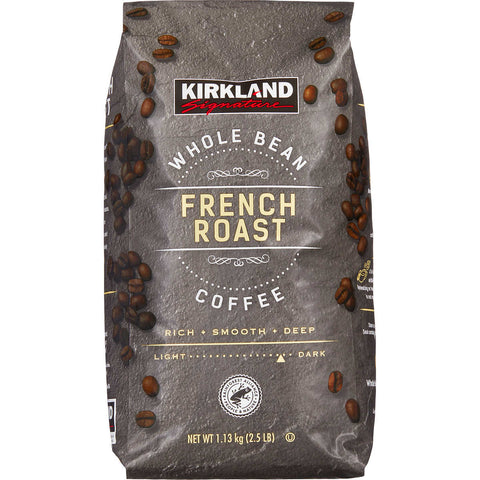 Kirkland Signature Whole Bean Coffee, French Roast,1.13kg