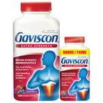 Gaviscon Extra Strength 120 chewable tabs + Bonus 25 Tablet Travel Pack