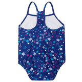 Speedo Girls Swimsuits One-piece set , Dark blue (navy stars / blue harmony)