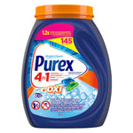 Purex 4in1 + OXI Laundry Concentrated Detergent Pods, 145 count