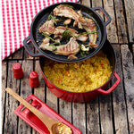 STAUB Enameled Cast Iron Braise and Grill Set- 6.7 L (7 qt.)