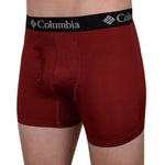 Columbia Men’s Performance Stretch Boxer Brief, 4-pack, Color: 1 Red, 1 Grey, 2 Black