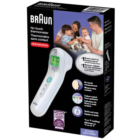 Braun's No Touch Thermometer: Accurate & Easy - BNT100CAV1