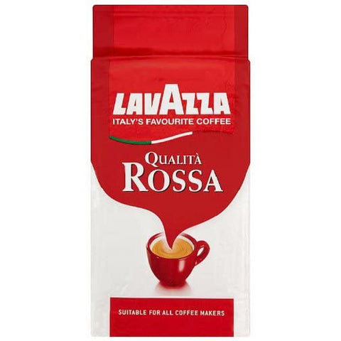 Lavazza Qualità Rossa Ground Coffee Espresso (500g). - shopperskartuae