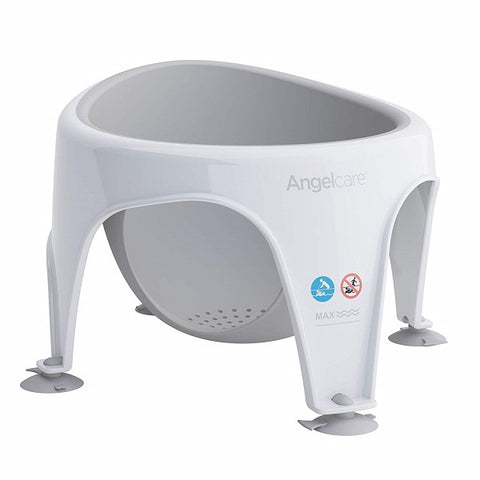 Angelcare Soft Touch Bath Seat (Grey) For Babies From 6-10 Months. - shopperskartuae