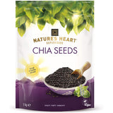 Terrafertil Nature's Heart Chia Seeds (1 Kg). - shopperskartuae